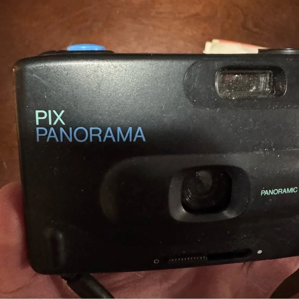 Ansco Pix 35 Panorama Focus Free 35mm Film Point & Shoot Camera Tested Working